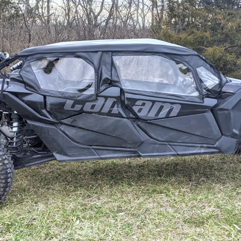 Seizmik Soft Upper Front & Rear Doors With Zipper – Fits Can‑Am Maverick X3 Max (2017–2023) – Marine‑Grade Canvas & Aqua‑View Windows 1