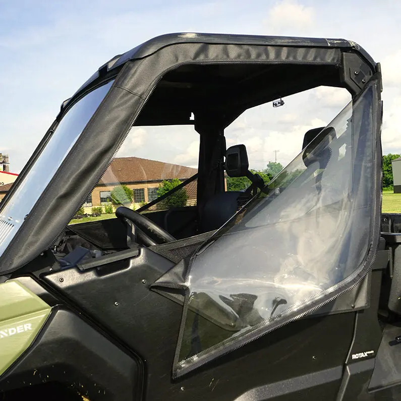 Seizmik Soft Upper Doors With Zipper – Fits Can‑Am Defender (2016–2023) – Marine‑Grade Canvas & Aqua‑View Windows 1