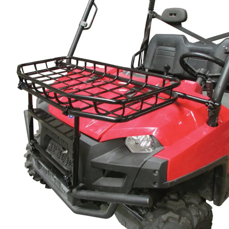 Seizmik Hood Rack – Polaris Full‑Size & Mid‑Size Round Tube Ranger – Steel Tubular Basket – Part #08070 1