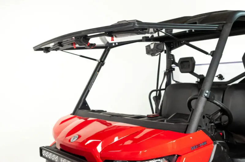 Seizmik Flip Up Windshield Kit For 2016-2023 Can-Am Defender Hd Max Hd Models 1
