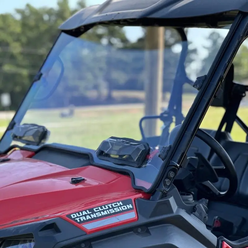Seizmik Toolless Versa-Vent Scratch Resistant Hard Coated Windshield For Honda Pioneer 1000 1