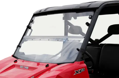 Seizmik Versa‑Fold Windshield – Uv‑Resistant Poly – Polaris Full‑Size Round Tube Ranger 800 / Diesel / 570 (Up To 2021) – 23078 1