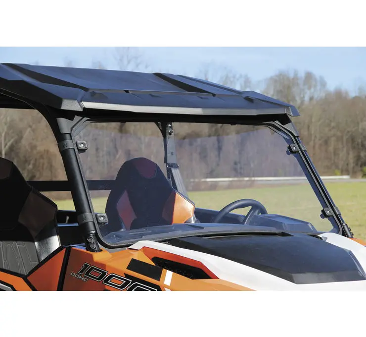 Seizmik 25017 Full Hard Front Windshield – Polaris General 1000 – Uncoated Polycarbonate 1