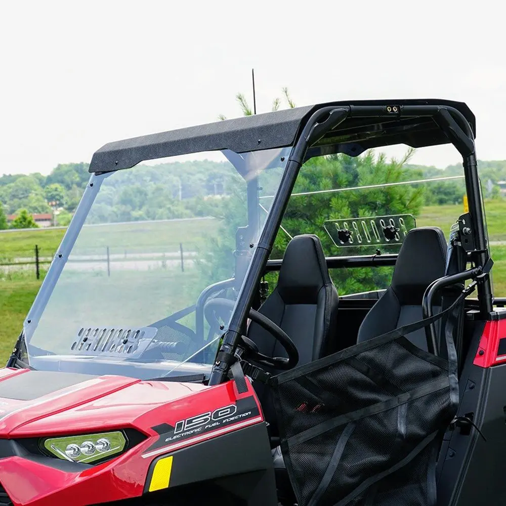 Spike 80‑8150 Roof & Windshield Combo – Polaris Ranger 150 Youth – Front/Rear Lexan Windshields + Roof 1