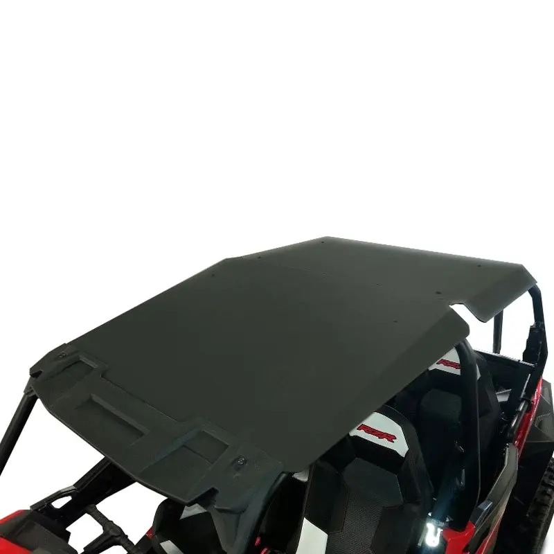 Spike Powersports 2‑Pc Abs Hard Roof – Polaris Rzr 4 900 / 1000 (4‑Seat) – Integrates Factory Visor – Part #88‑4400Abs 1