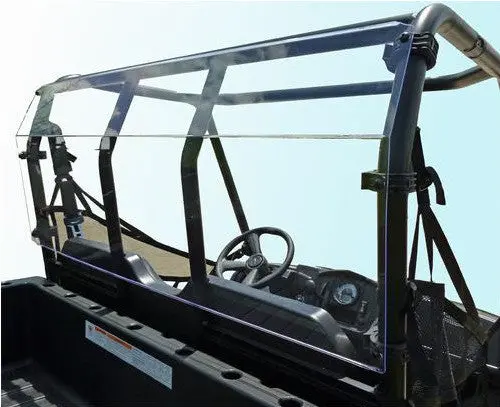 Spike Power Sports Polaris Ranger Midsize 10-14 (Round Tubing) Rear Windshield-Gp 1