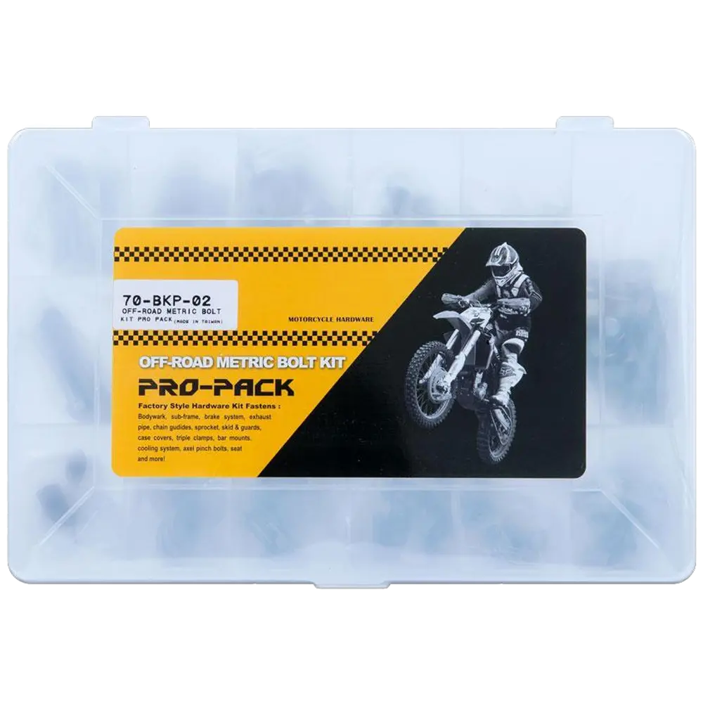 Motorcycle Hardware Offroad Japanese Style Metric Pro Pack Bolt Kit 1