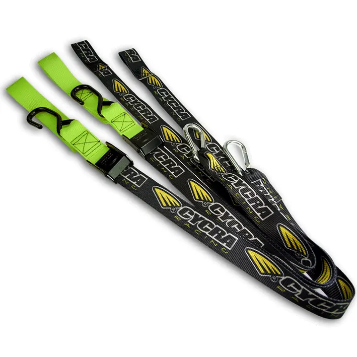 Cycra Tie Downs - Set (Green) 1