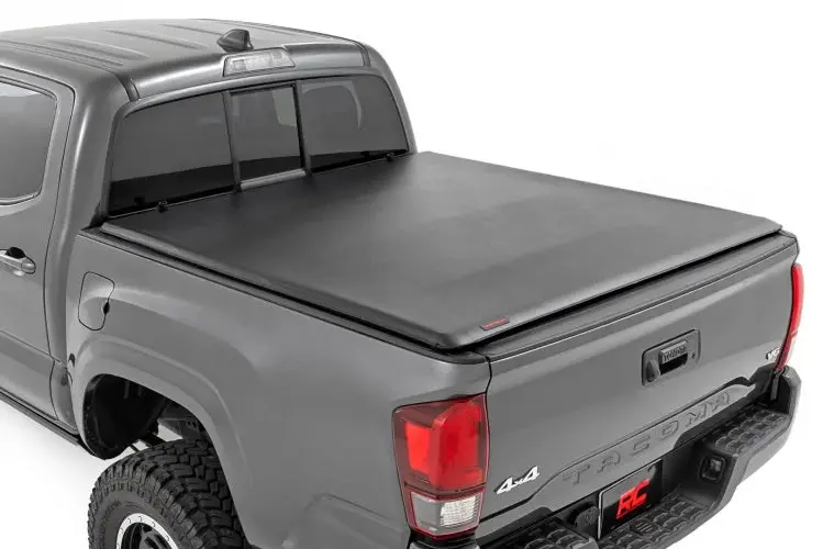 Rough Country | 2016-2023 Toyota Tacoma 5' Soft Roll Up Bed Cover 1