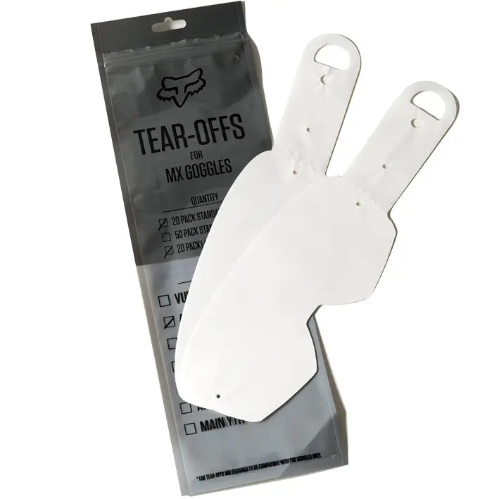 Multi Pack Fox Airspace/Main Ii Laminated Tear Offs (2X Pack Of 20) 1