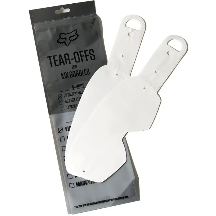 Multi Pack Fox Airspace/Main Ii Standard Tear Offs (2 X Pack Of 20) 1