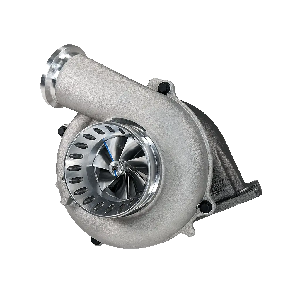 Kc Turbos | Tp38r Stage 3 Dual Ball Bearing Turbo - 7.3L Power Stroke Obs (1994-1998) - Metal 3.5" 1