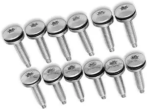 Fuel Pump Top Plate Hardware Screw Kit For Harley Dyna 2004‑2017 | Replaces Oem 1331 | 12‑Pack Screws + Washers 1