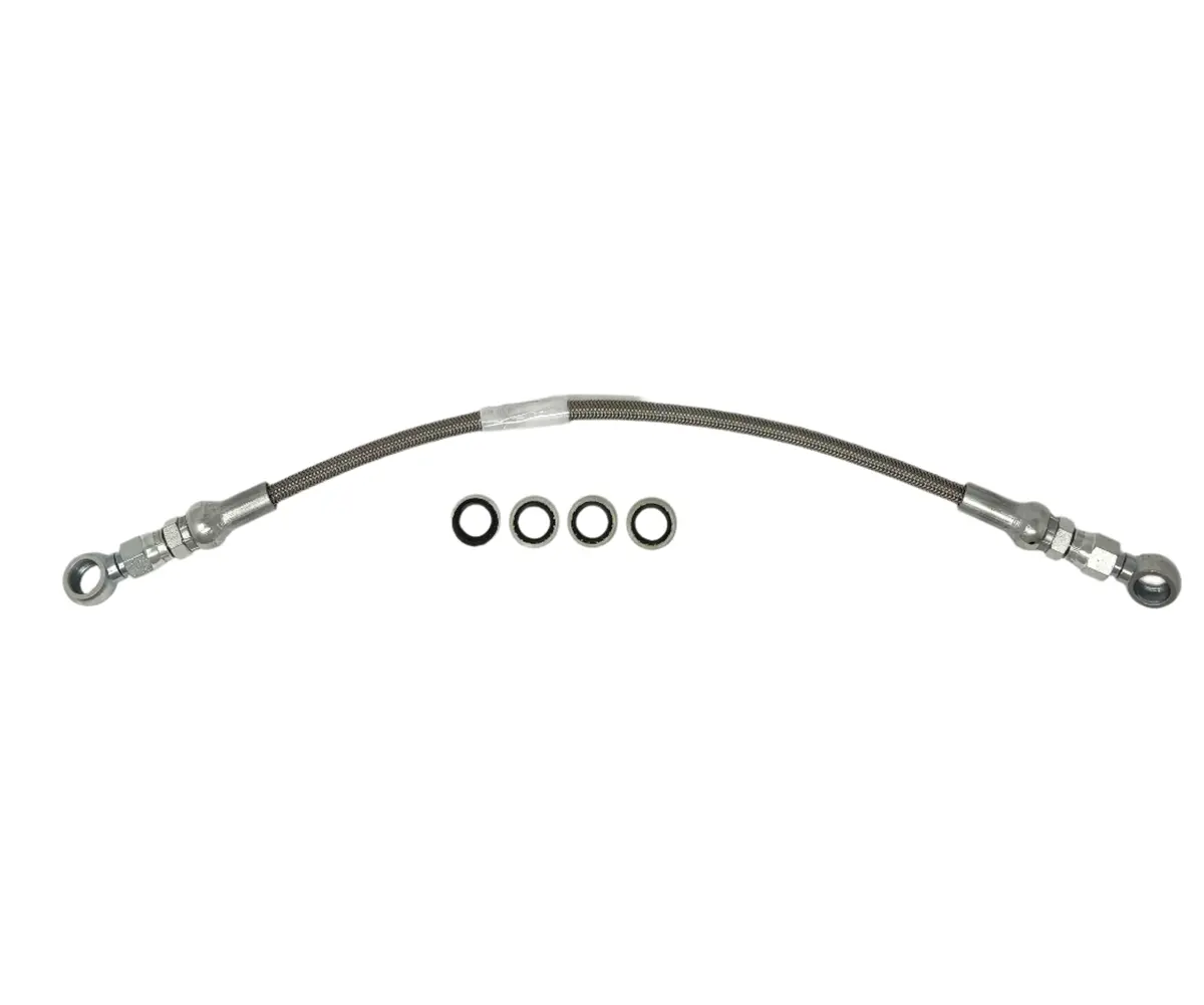 Glacier Diesel Power | 2007.5-2018 Dodge Ram 6.7L Cummins Steel Braided Fuel Rail Return Line 1