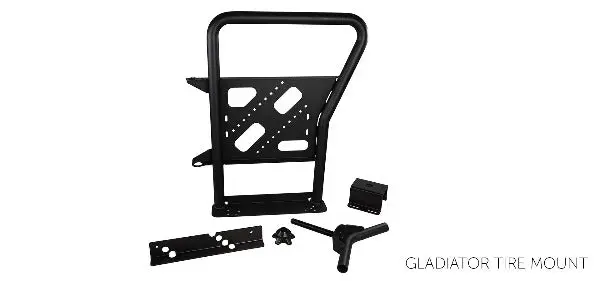 Aev Conversions | Vertical Tire Mount 1