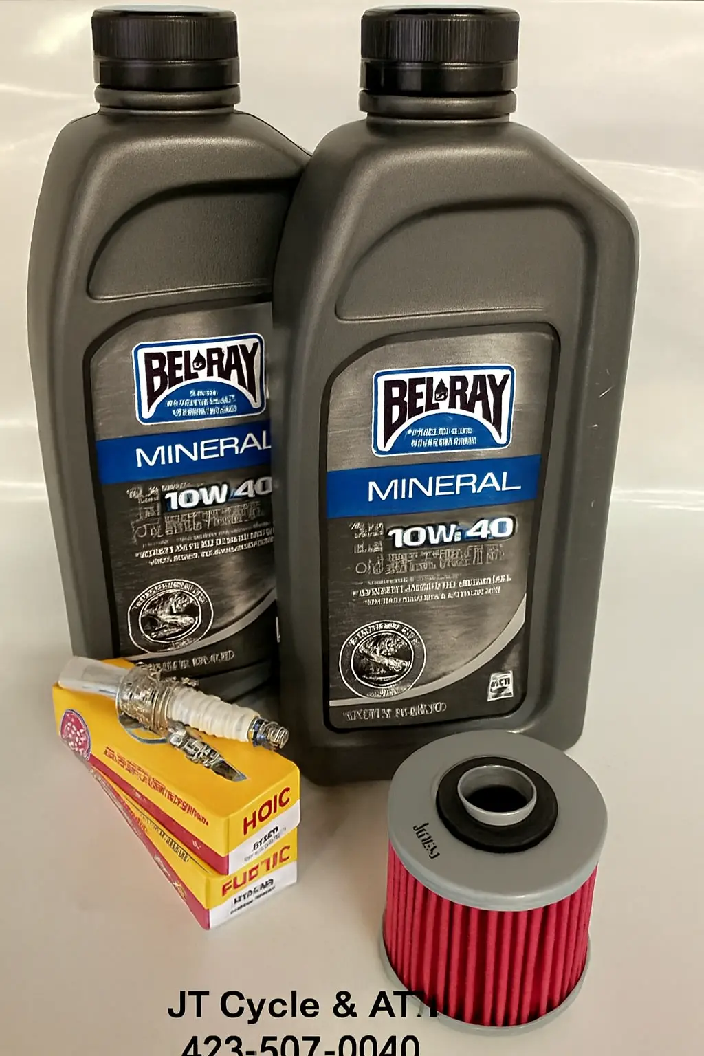Belray Yamaha Xv250 V Star / Virago / Route 66 Oil Change & Tune‑Up Kit – Includes Ngk Cr6hsa Spark Plugs 1