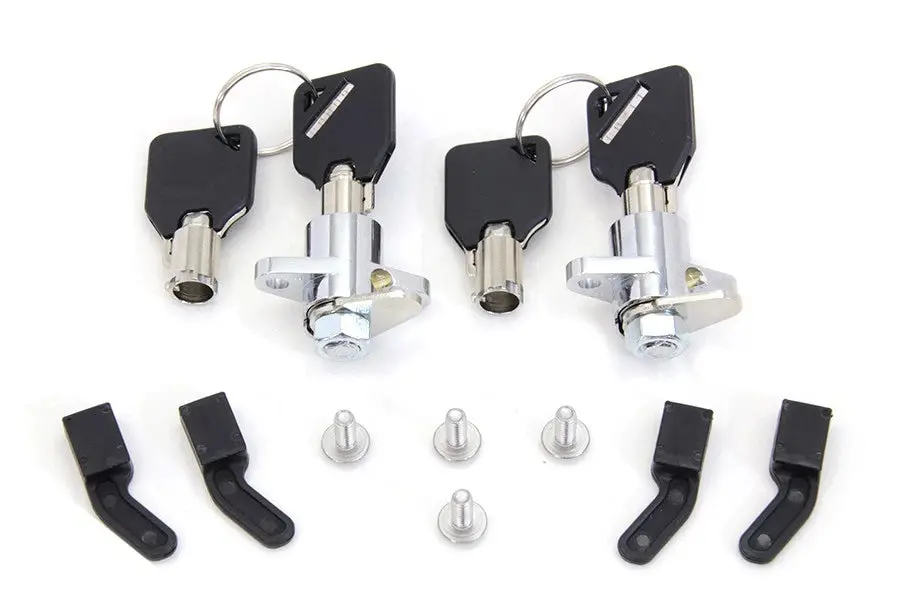 Drag Saddlebag & Tour-Pak Matching Lock / Key Kit For Harley Touring Flh/T 97-13 1
