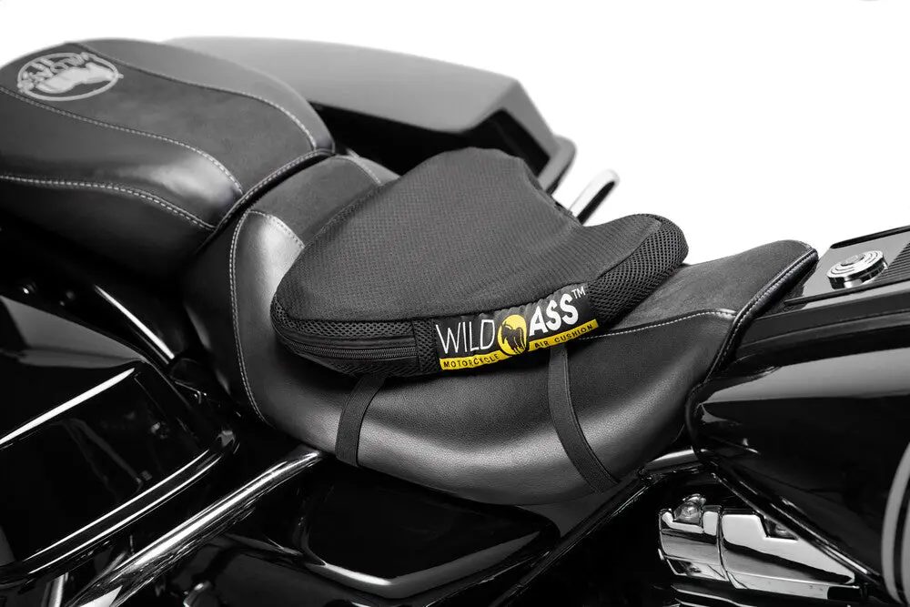 Wild Ass Motorcycle Sportbike Dual Sport Adventure Touring Air Seat Cushion Pad Sport Lite Black 1