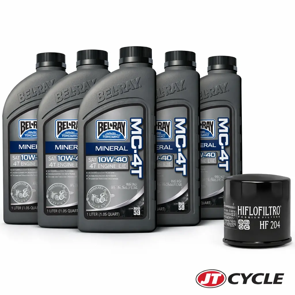 Yamaha Bolt 950 Fjr1300 Raider 1900 Oil Change Kit Belray 10W-40 Hiflo Filter 1