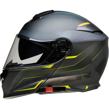 Z1r 0100-2045 Solaris Modular Motorcycle Helmet  Street Full Face- Scythe - Black/Hi-Viz - 2Xl 1