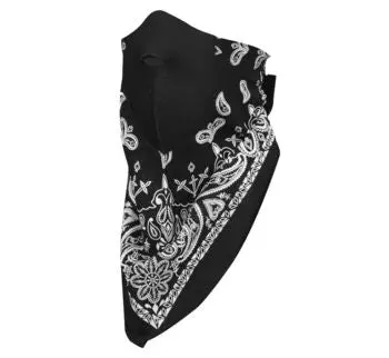 Zan Headgear Neodanna Neoprene Face Mask Bandanna Paisley Blue Or Red Full Face Neck Coverage Adjustable Air Vents Motorcycle Atv Dust Wind Protection 1
