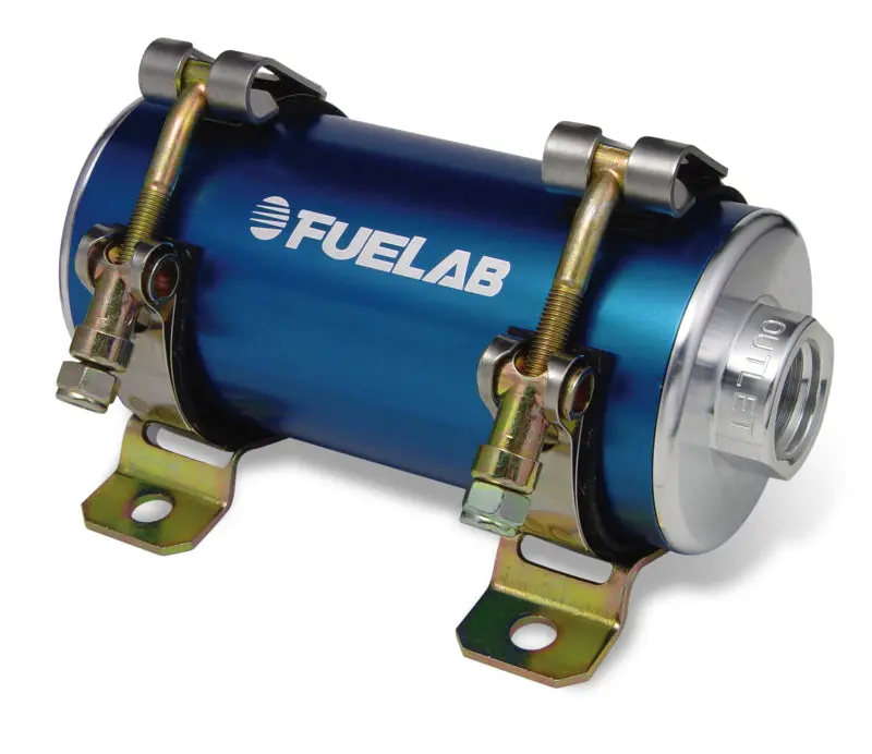 Fuelab Prodigy High-Pressure Efi In-Line Fuel Pump — 1500 Hp Capacity, Blue Housing 1