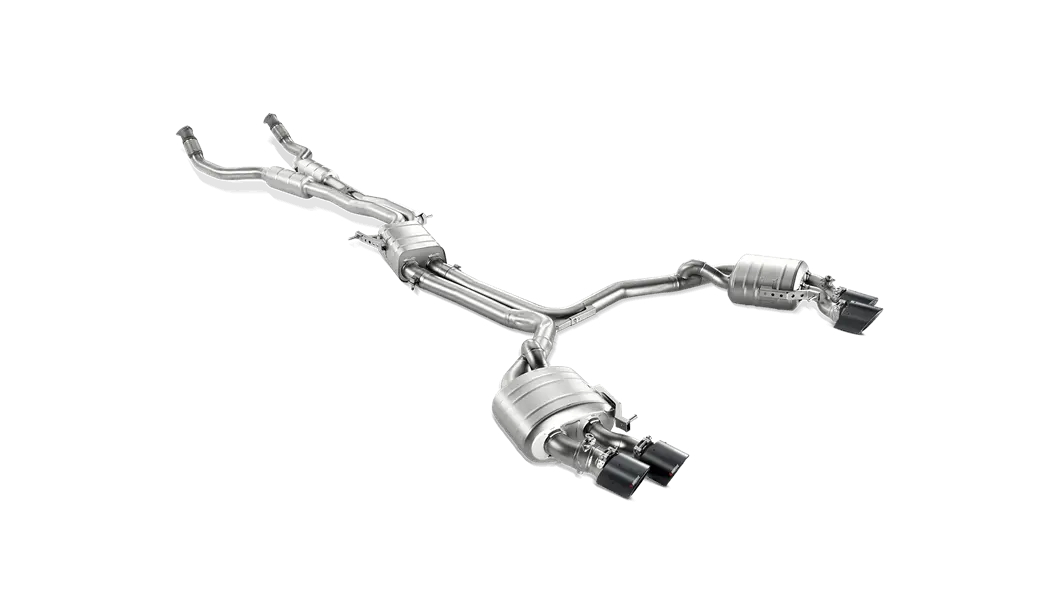 Akrapovič Evolution Line Titanium Cat-Back Exhaust With Carbon Tips For Audi S6 C7 1
