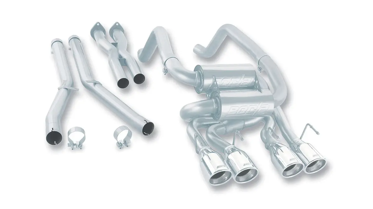 Borla S-Type Cat-Back Exhaust With X-Pipe For 2005–2008 Chevrolet Corvette C6 (6.0L/6.2L) 1