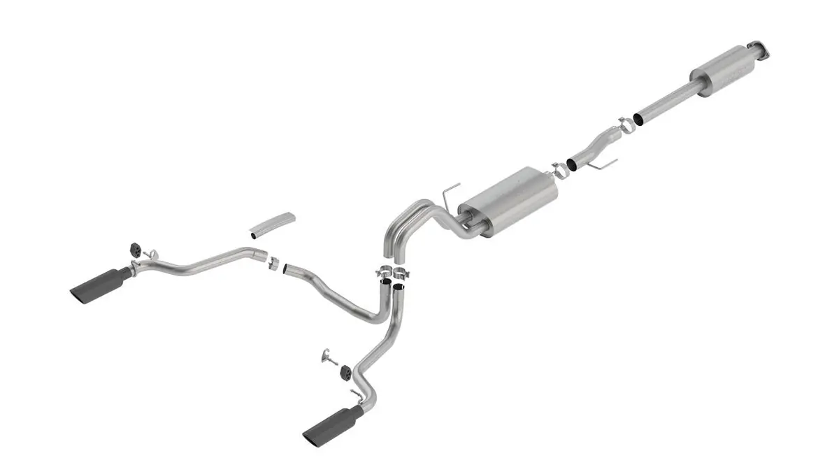 Borla Touring Cat-Back Exhaust System For 2015–2020 Ford F-150 – Compatible With 2.7L/3.5L Ecoboost & 5.0L V8 1