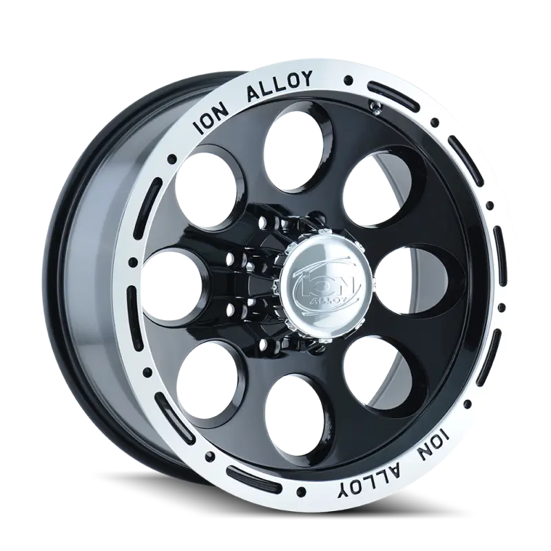 Ion Type 174 17X9 / 5X139.7 Bp / 0Mm Offset / 108Mm Hub Black/Machined Wheel 1