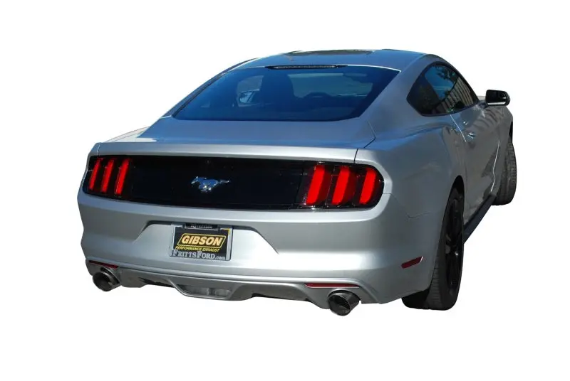 Gibson Cat-Back Dual Exhaust System – 2015–2019 Ford Mustang Ecoboost 2.3L, 2.25" Stainless Steel 2