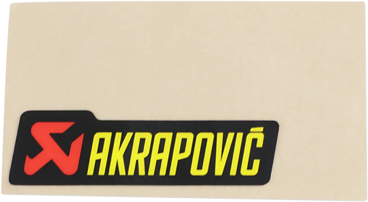 Akrapovič Genuine Replacement Decal – Part Number P-Hst4Po 1