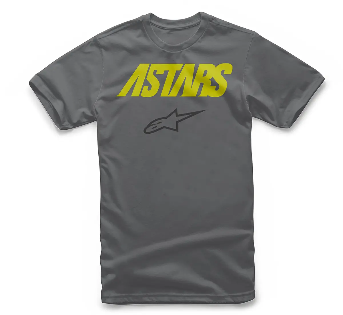 Alpinestars Angle Combo T-Shirt - Charcoal/Yellow - Large 1119-72000-18-L 1