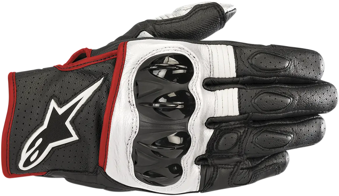 Alpinestars Celer V2 Gloves - Black/White/Red - Xl 3567018-1231-Xl 1