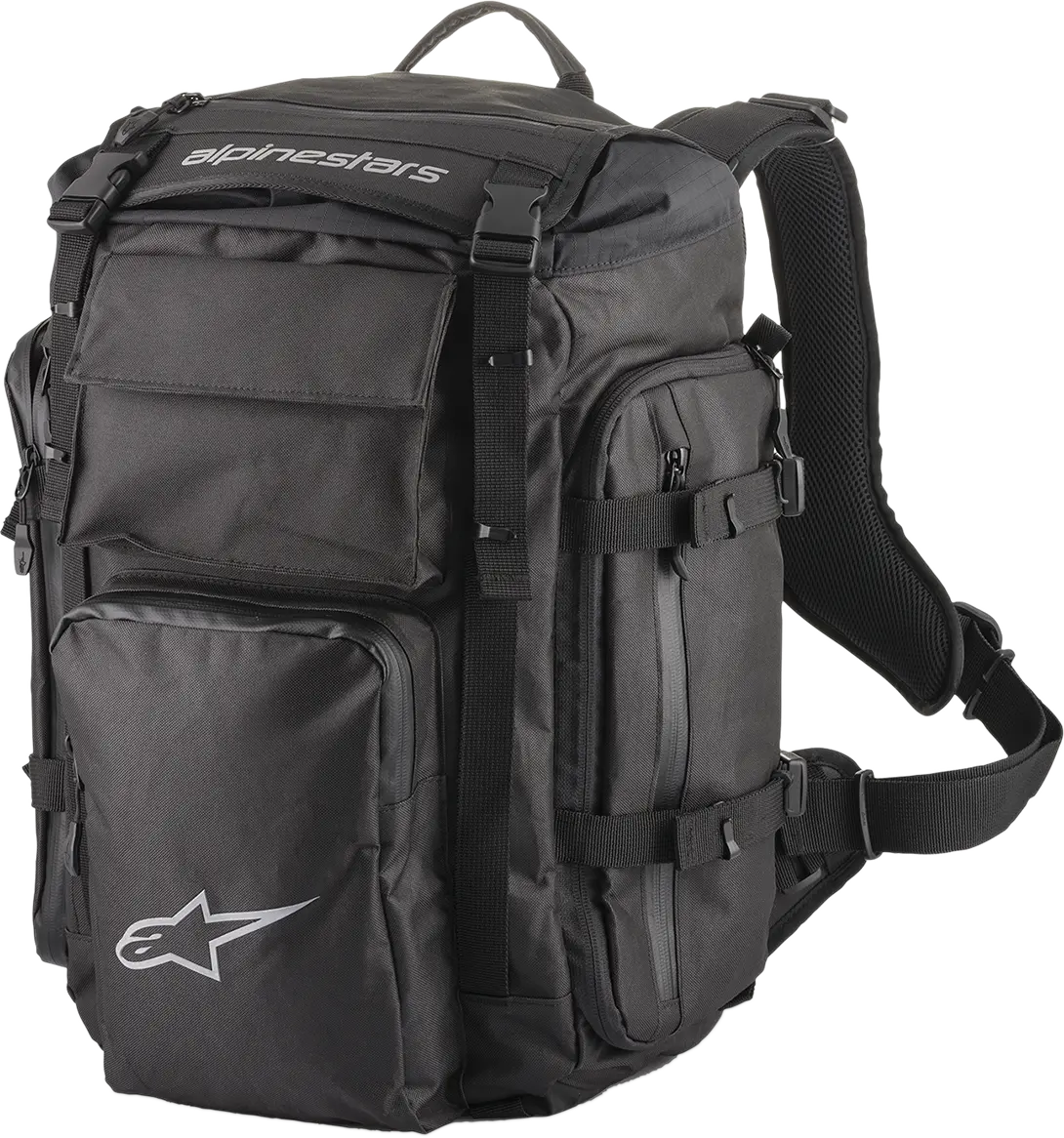 Alpinestars Overland Backpack — Compact All-Terrain Carryall, Black (Model 6106420-10) 1