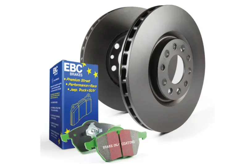 Stage 11 Brake Kit: Greenstuff 2000 Pads + Rk High-Performance Rotors 1