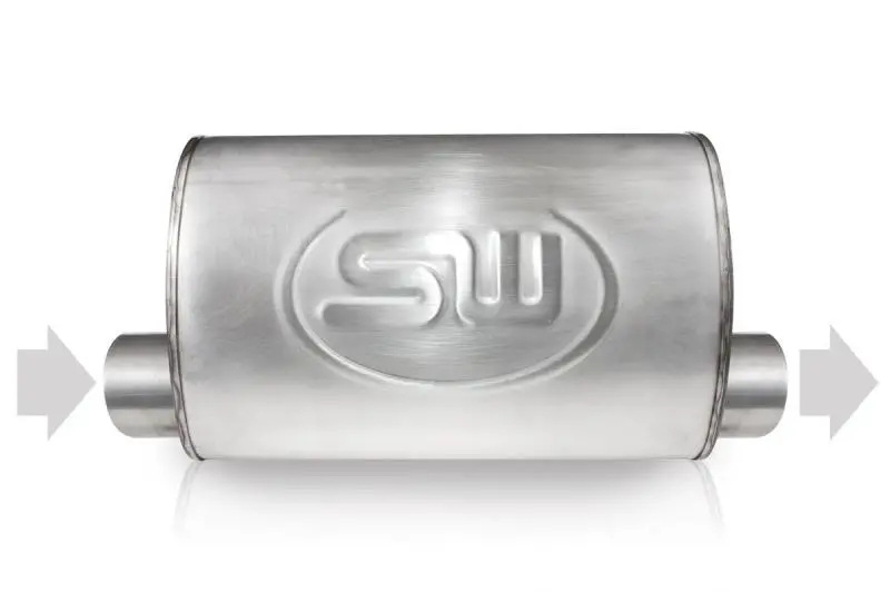 Stainless Works Offset Exhaust Collector — 3" Id Inlet / 3" Od Outlet (Same-Side), 5" X 9" Dimensions 1