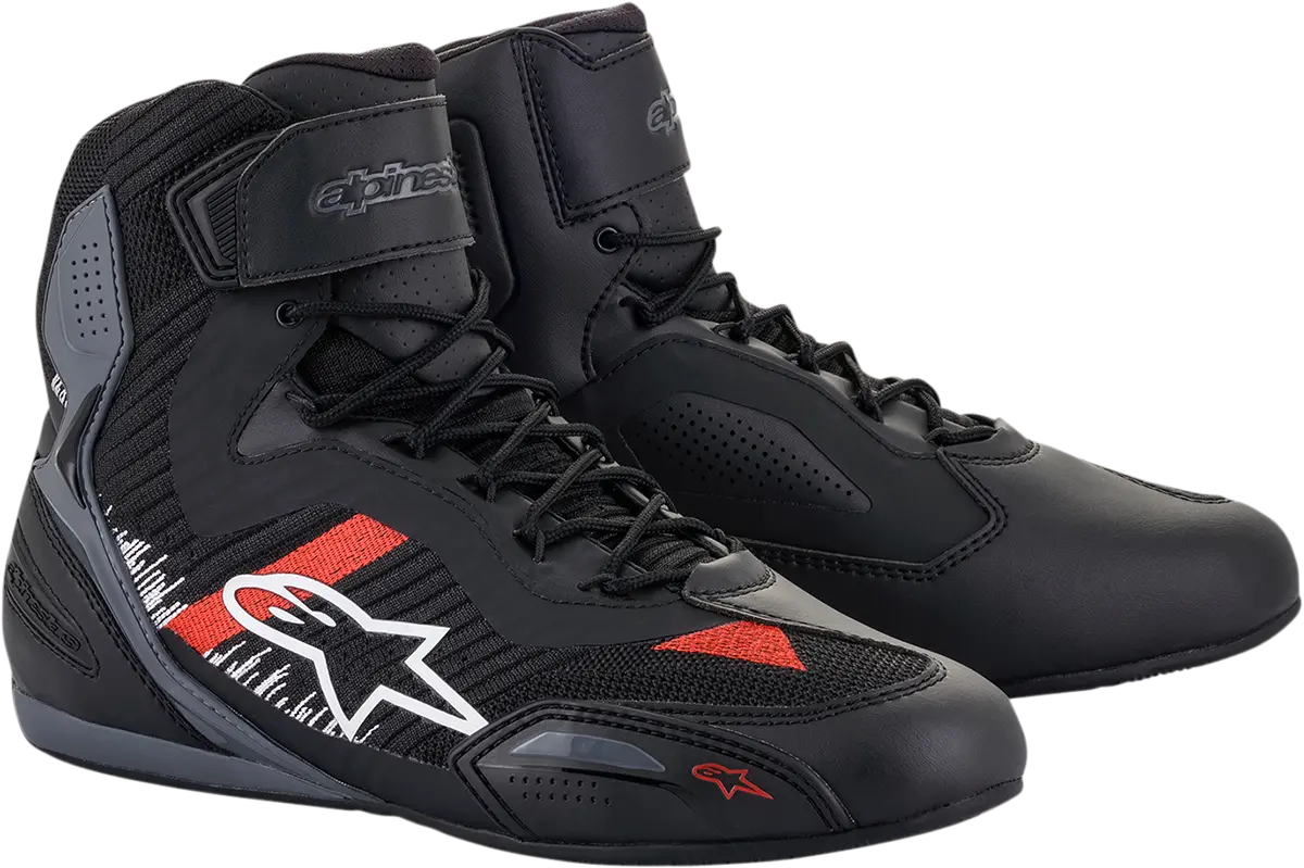 Alpinestars Faster-3 Rideknit Shoes - Black/Gray/Red - Us 8 251031911658 2