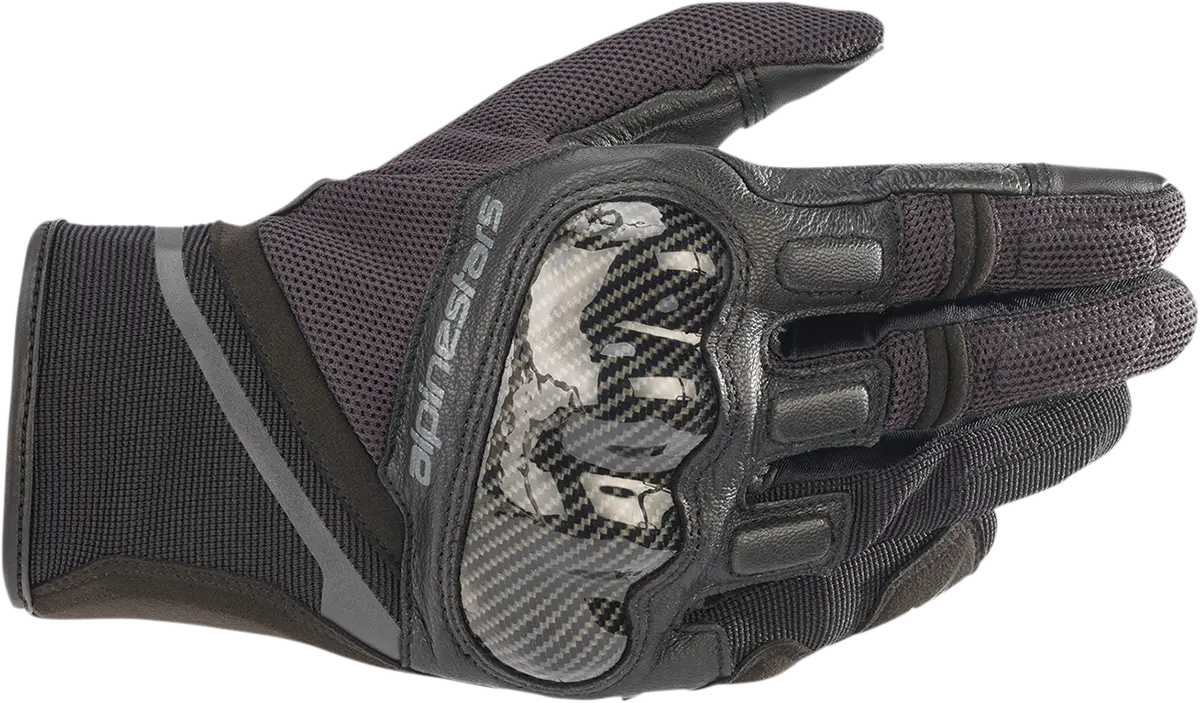 Alpinestars Chrome Motorcycle Gloves – Black/Gray, Large (Model 3568721-1169-L) 1