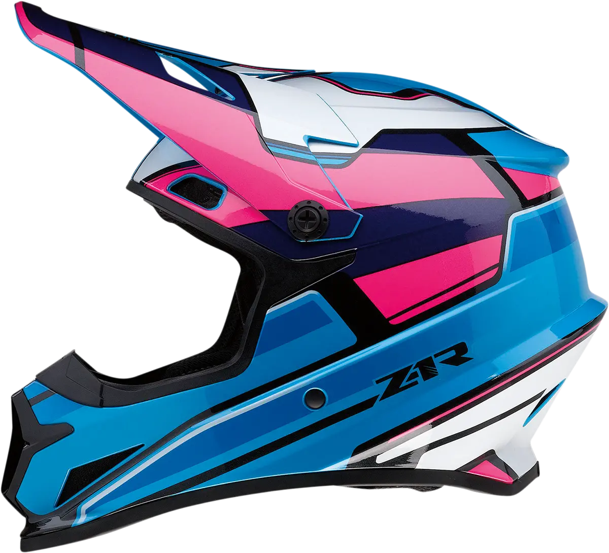 Z1R Rise Helmet - Mc - Pink/Blue - Medium 0110-7186 1