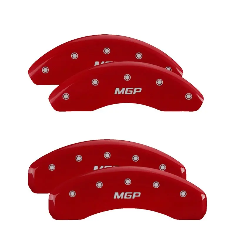 Mgp Red Caliper Covers With Engraved Silver Lettering For 2019 Toyota C-Hr (Front & Rear) 1