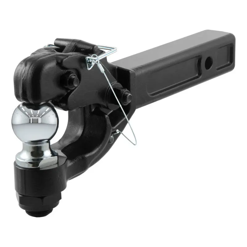 Curt Receiver-Mount Ball & Pintle Combo (2In Shank 2In Ball 10000Lbs) 1