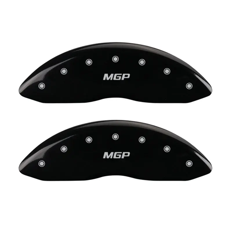 Mgp Engraved Black Caliper Covers — Front And Rear For Compatible Vehicles 1
