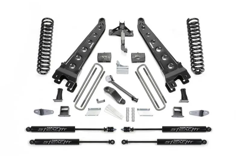 Fabtech 6-Inch Lift Kit For 2008–2010 Ford F-450/F-550 4Wd – Radius Arm System With Stealth Shocks 1