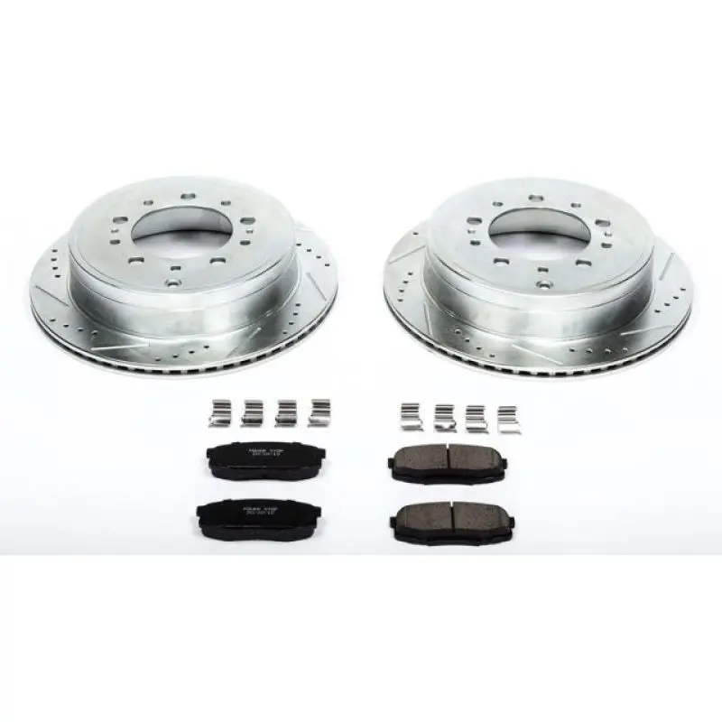 Power Stop Z23 Evolution Sport Rear Brake Kit For 2008–2011 Lexus Lx570 1