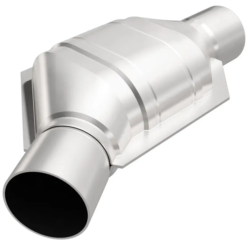 Magnaflow Universal Catalytic Converter – 2.5-Inch Diameter, Angled Inlet Configuration 1