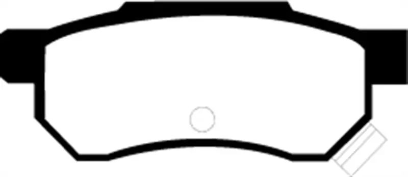Ebc 92-94 Acura Integra 1.7 Vtec Greenstuff Rear Brake Pads 1