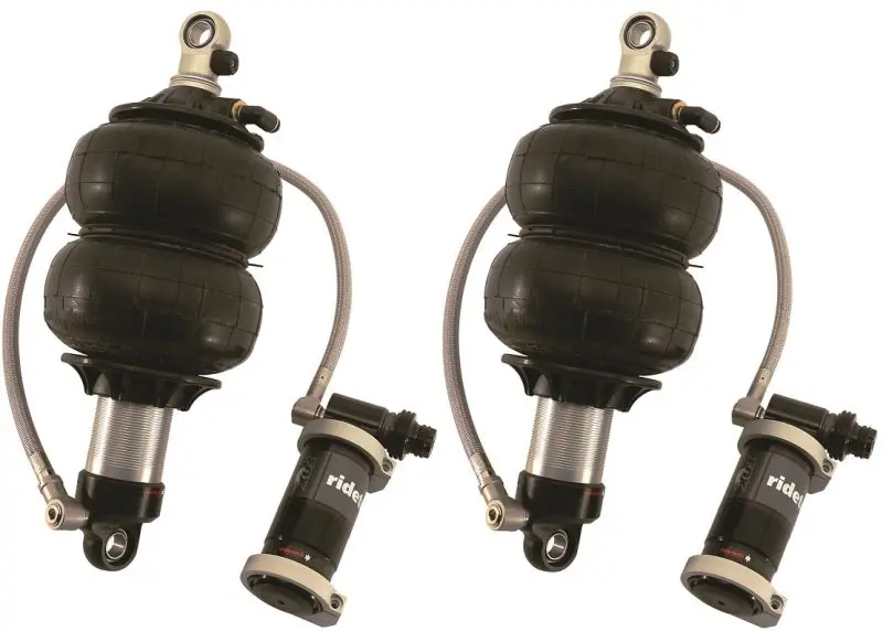 Ridetech Tq Series Shockwaves 3.2In Travel 6.5In Dia Double Convoluted .625In Bearing/2In Stud 1