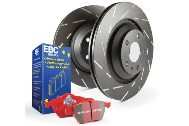Stage 4 Performance Brake Kit: Redstuff Pads And Usr Drilled & Slotted Rotors 1