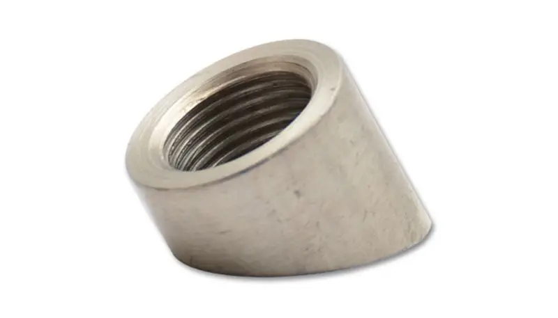 Vibrant T304 Stainless Steel 45° Oxygen Sensor Weld Bungs (M18×1.5), Pack Of 5 1